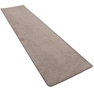 Trend Velours Läufer Teppich Joy Taupe - 80 x 320 cm