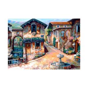 Puzzle Der Brunnen auf dem Platz Papier - 27 x 6 x 40 cm