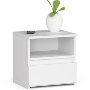 Table de Chevet CL1 Blanc - Largeur : 60 cm