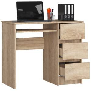 Bureau d'ordinateur A-6 droit CLP Imitation chêne de Sonoma