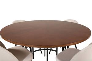 Essgruppe Copenhagen (5-teilig) Braun - Massivholz - 140 x 74 x 140 cm