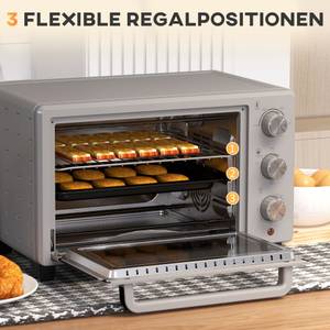 Minibackofen 800-085V90SR Silber