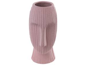 Blumenvase PALLINI Orange - Pink - Stein - 10 x 25 x 10 cm