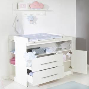 Set de chambre bébé Maren 2 pcs Blanc - Bois manufacturé