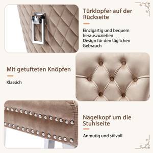 Esszimmerstühle 2er Set Asteria Ⅳ Beige