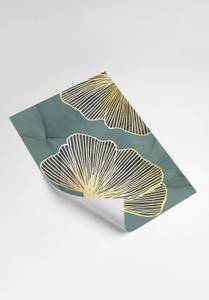 Mint Ginko Recht Poster Papier - 40 x 30 x 40 cm