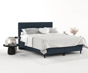 Boxspringbett Divine Marineblau - Breite: 160 cm