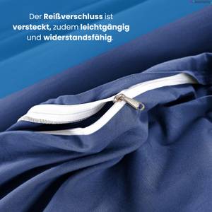 Bettwäsche Renforce Baumwolle 155x220 Blau
