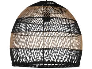 Pendelleuchten BUMI Beige - Schwarz - Blau - Rattan - 45 x 40 x 45 cm