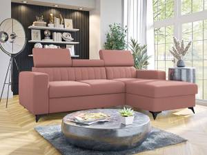 Ecksofa Milano Pink - Ecke davorstehend rechts