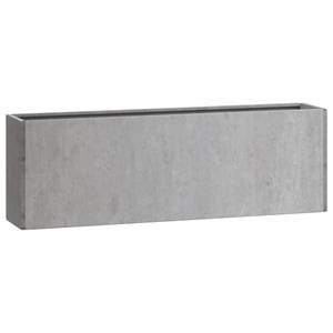 Wand-Pflanzkübel (2er Set) 823686 Braun - Metall - 10 x 17 x 53 cm