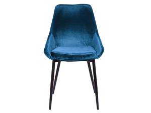 Chaise gondole MASURIE Bleu - Lot de 6