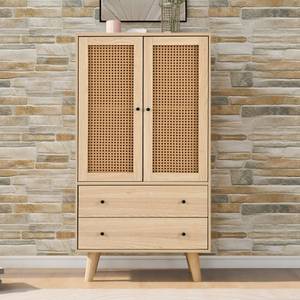 Highboard Natur Ⅳ Beige - Holzwerkstoff - 40 x 120 x 60 cm