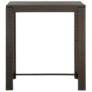 Bartisch 3005005 Braun - Kunststoff - Polyrattan - 61 x 111 x 100 cm