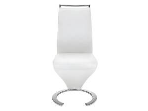 Freischwinger Stuhl TWIZY 2er-Set Weiß