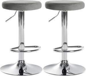 Barhocker Ponte 2er Set Grau