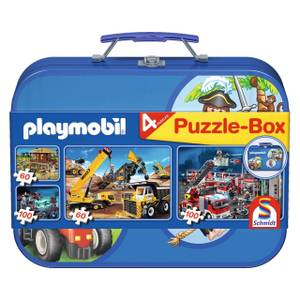 Puzzle Playmobil Metallbox Papier - 21 x 7 x 28 cm