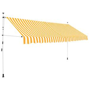 Auvent rétractable 296524-1 Orange - Largeur : 400 cm