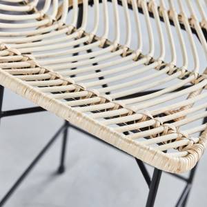 Barhocker BOHEMA Beige - Rattan - 40 x 104 x 47 cm