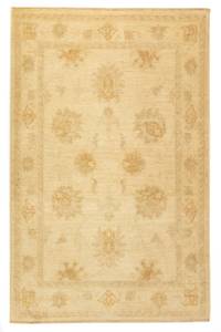 Ziegler Teppich - 122 x 80 cm - beige Beige - Kunststoff - 80 x 1 x 122 cm