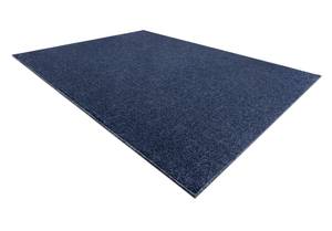 Tapis Softy Plaine Couleur Unie Bleu 280 x 370 cm