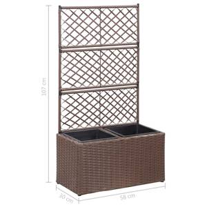 Hochbeet M626398 Braun - 58 x 107 cm