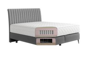 Boxspringbett BASALIC Türkis - Breite: 160 cm