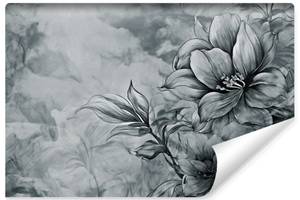 Fototapete BLUMEN Pflanzen Beton Vintage 90 x 60 x 60 cm