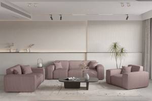 Sofa CELES PREMIUM 3-Sitzer Stoff Scala Flieder - Breite: 225 cm