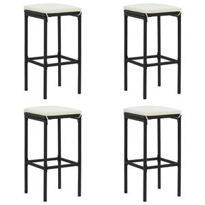 Bar-Set (5-teilig) 3011733-2 Schwarz - Metall - 61 x 111 x 100 cm