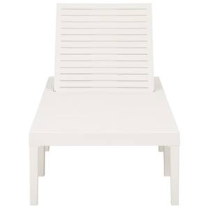 Chaise longue 3005146 Blanc - Matière plastique - 195 x 32 x 65 cm