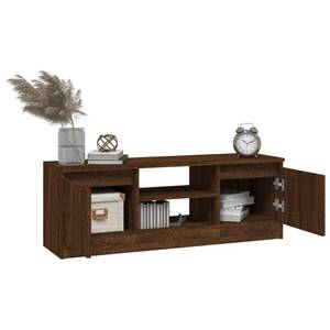 TV-Schrank D153 Eiche Schwarzbraun Dekor