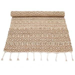 SIERRA tapis jute & coton Fibres naturelles - 110 x 1 x 170 cm