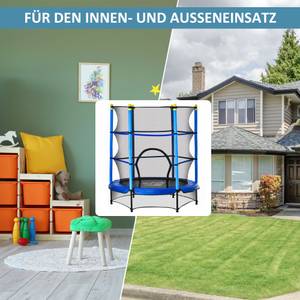 Trampolin 342-008V01BU Blau - Metall - 140 x 160 x 140 cm