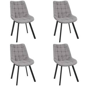 Lot de 4 Chaises SJ.22 Gris - Lot de 4