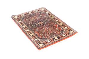 Orientteppich - 78x54cm Rot - Naturfaser - 54 x 2 x 78 cm