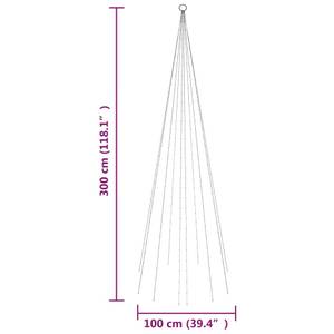 Weihnachtsbaum 3013603-1 Cremeweiß - 100 x 300 x 100 cm