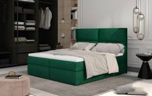 Boxspringbett GLOW Dunkelgrün - Breite: 145 cm