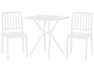 Bistro Set SERSALE 3-tlg Weiß