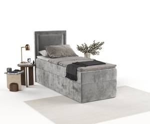 Boxspringbett Indeo Grau - Breite: 100 cm - H3