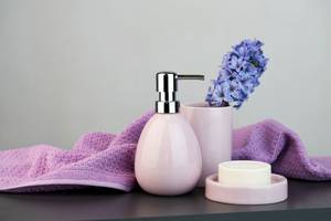 Seifenschale aus Keramik Pink