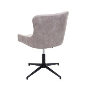 Chaise de bureau H79 Gris - Textile - 52 x 90 x 58 cm