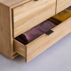 TV-Schrank Senson Braun - Massivholz - Holzart/Dekor - 120 x 55 x 47 cm