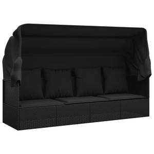 Outdoor Loungebett 3028901 Schwarz