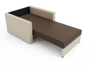 Sofa HEVI Beige - Braun - Breite: 98 cm