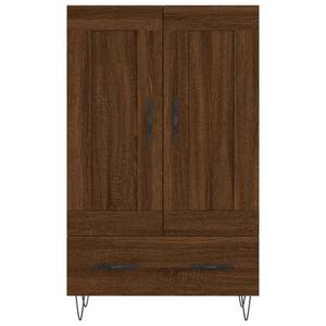 Highboard DE5569 Eiche Schwarzbraun Dekor