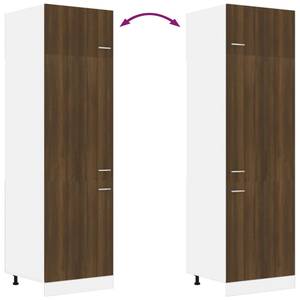 Armoire de réfrigérateur 3016496-14 Marron - Chêne foncé