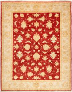 Tapis Kaizar XLVII Rouge - Textile - 153 x 1 x 193 cm