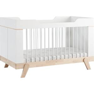 Babybett Life Weiß - Holzwerkstoff - 74 x 88 x 144 cm