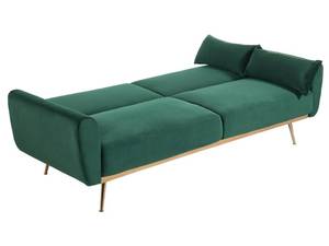 Canapé convertible LAUNEI Vert - Textile - 160 x 86 x 230 cm